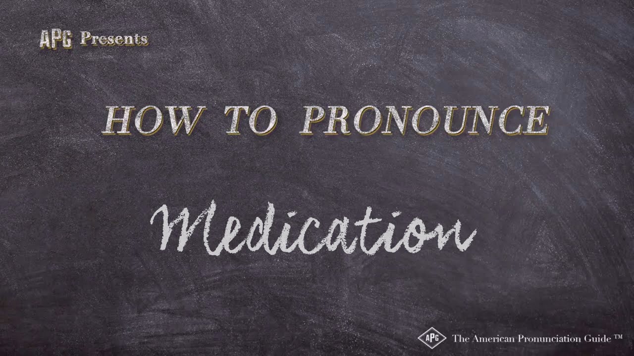How to Pronounce Medication (Real Life Examples!)