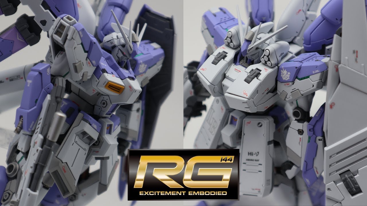 【ガンプラ全塗装】RGHi-νガンダムをHWS化！至高のキットが出来上がった！！【Hi-ν GUNDAM】