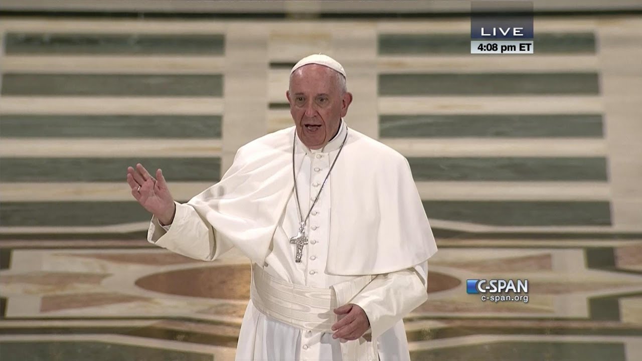 Pope Francis Entrance (C-SPAN)