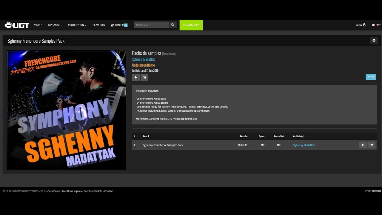 SAMPLE PACK (Frenchcore) Sghenny Madattak