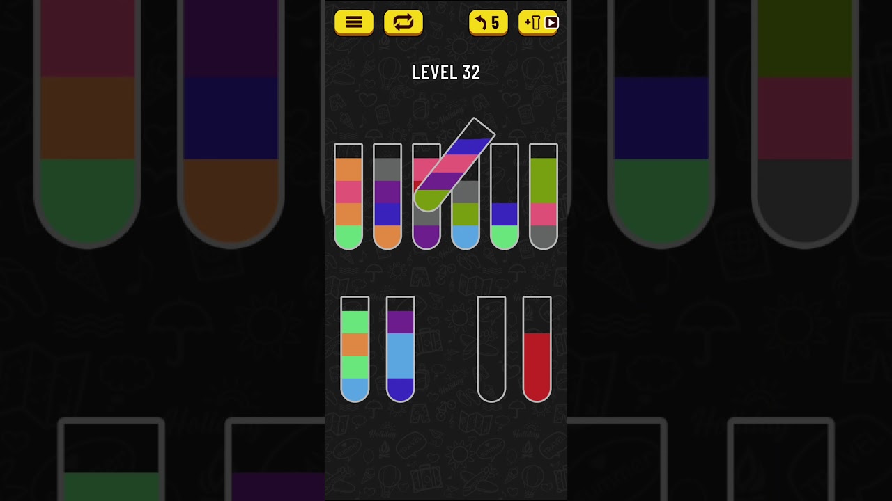 Water Sort Puzzle - level 32
