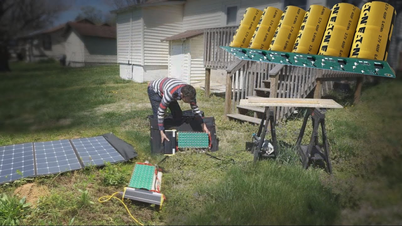 Building the SOLN1-2000 Watt Capacitor Solar Generator