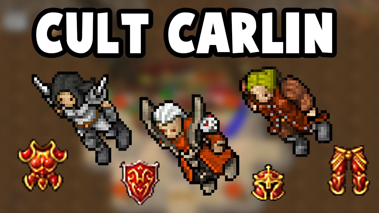 EK 120 HUNT CULT CARLIN | 1.8KK EXP - 150K PROFIT/H - Tibia