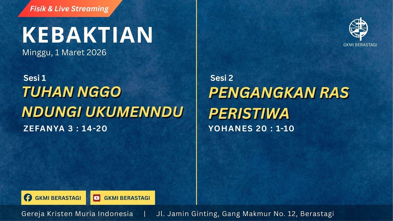 IBADAH MINGGU 1 MARET 2026