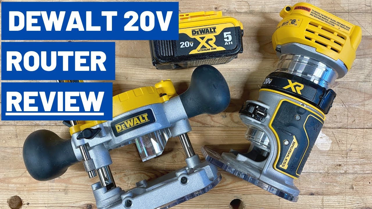 Обзор беспроводного фрезера DeWalt 20 В (с дополнительной погружной подставкой) // DCW600B и DNP612