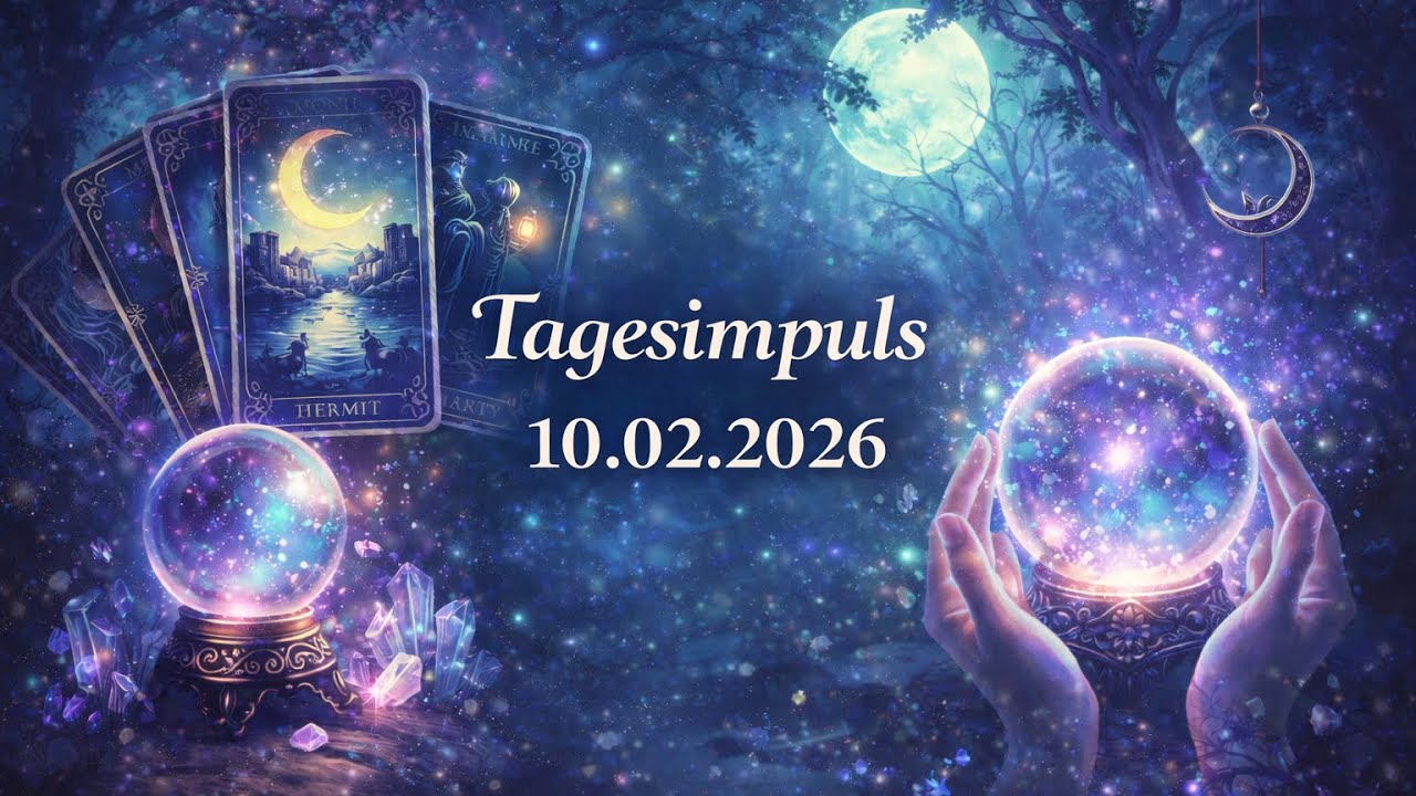 Der Tagesimpuls🌊☎️👩‍❤️‍👨 für den 10.2.2026 #Tarot #TagesBotschaft #OrakelHeute