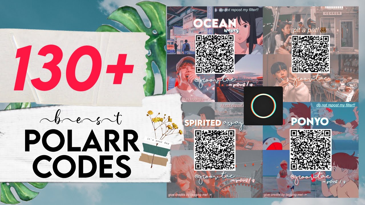 130+ Aesthetic Polarr Filters Code Pack | Polarr Codes | Best Polarr Filters