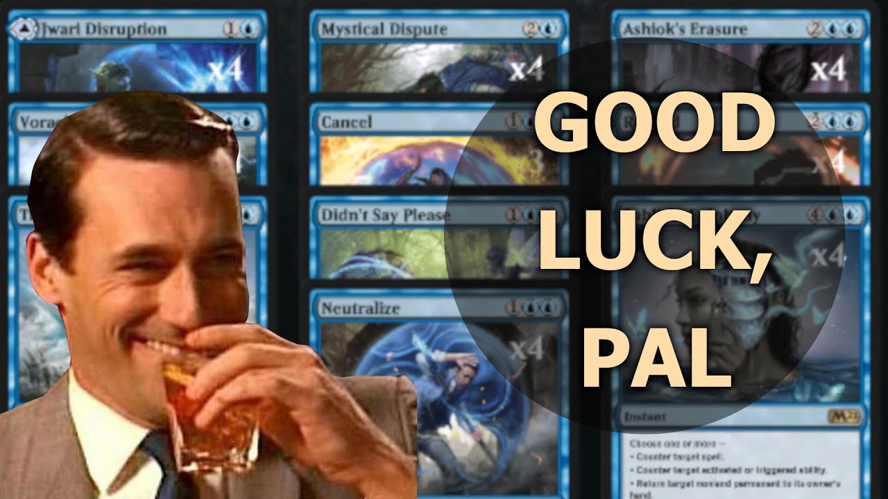 TRYING TO RESOLVE SPELLS? ADORABLE! Mono Blue Only Counterspells Standard MTG Arena