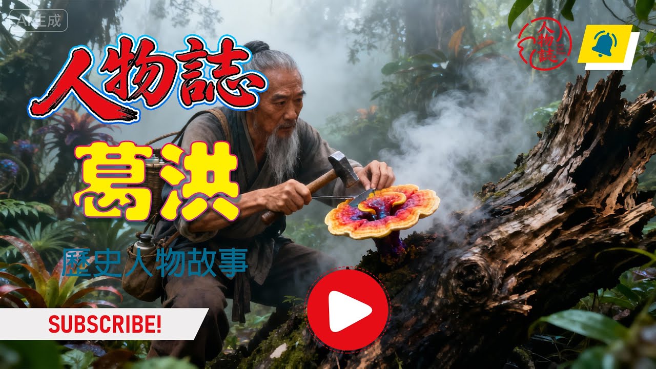 葛洪：在入世與修道之間如何抉擇？從煉丹救人到抱朴歸真｜#葛洪 #人物誌 #歷史故事