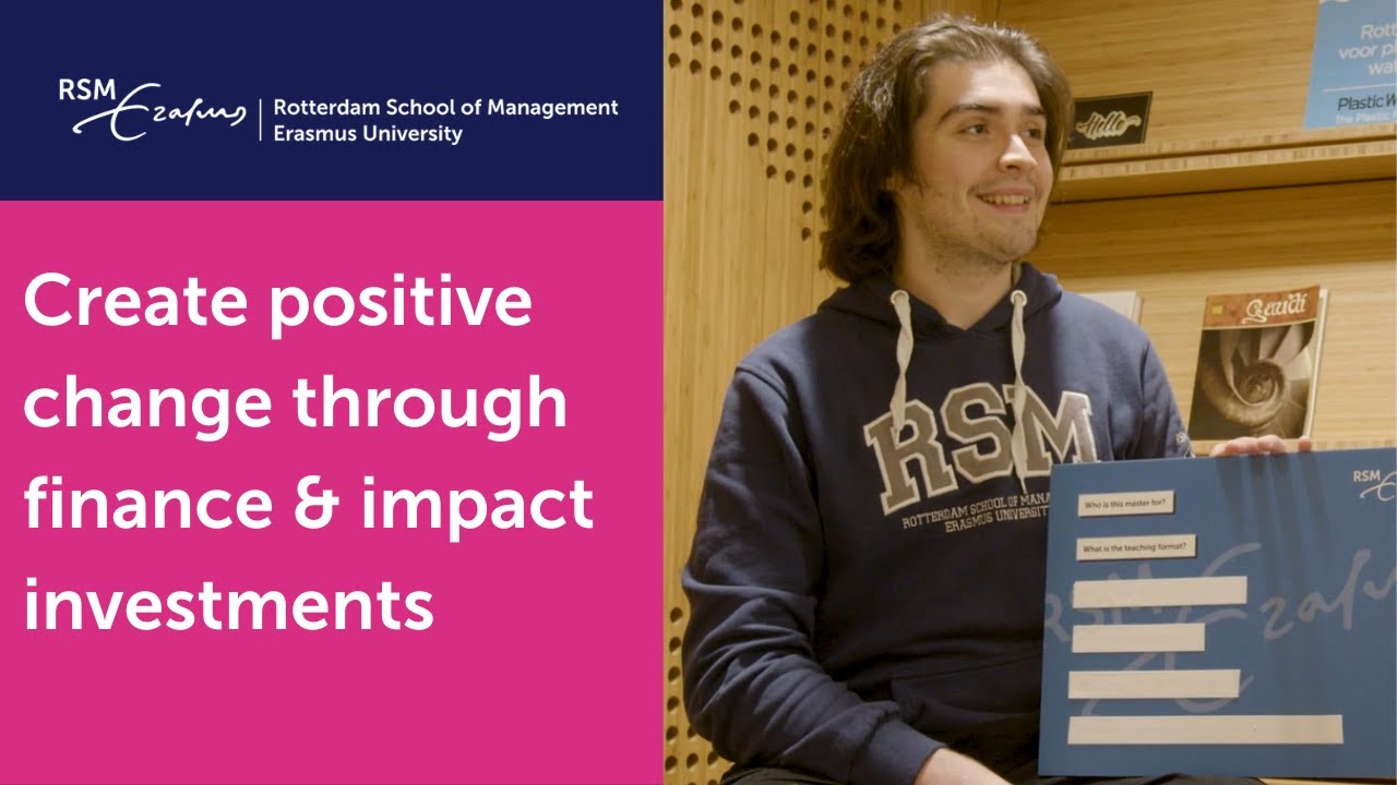 Finance & Investments Master programme at Rotterdam School of Management, Erasmus University