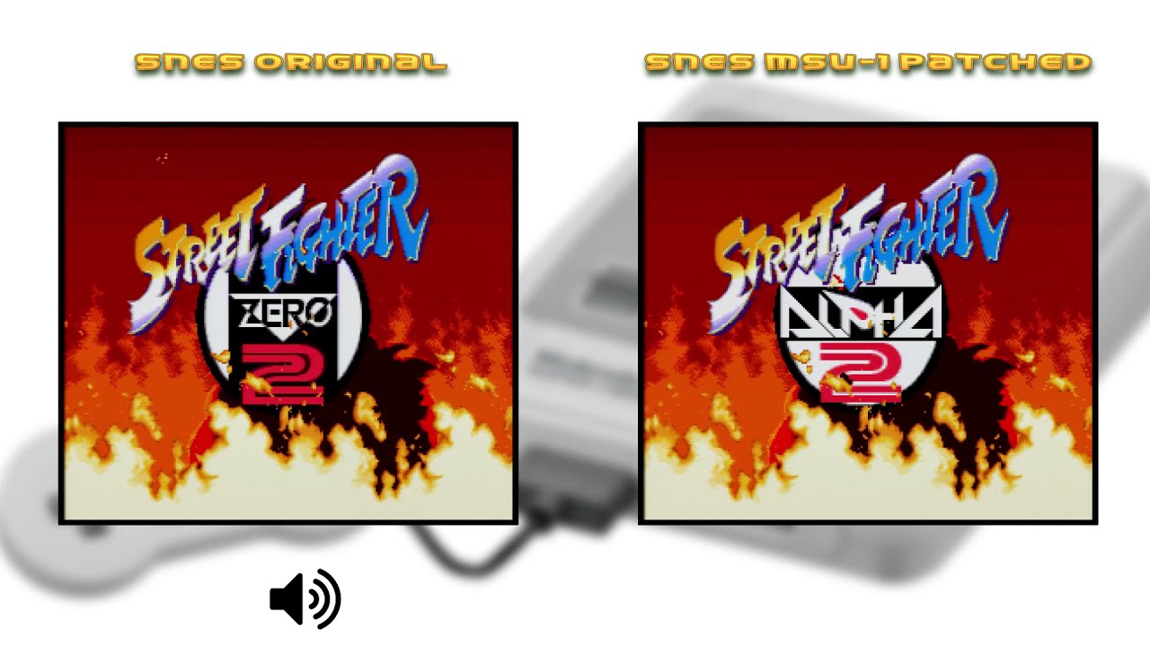 Real SNES Original and MSU1 Patched Games Sound Comparison