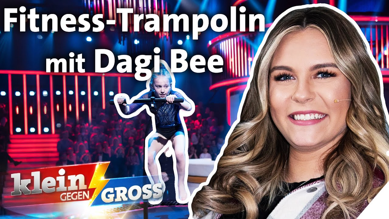 Fitness-Challenge: Schafft Dagi Bee mehr Sprünge auf dem Trampolin als Nele? | Klein gegen Groß