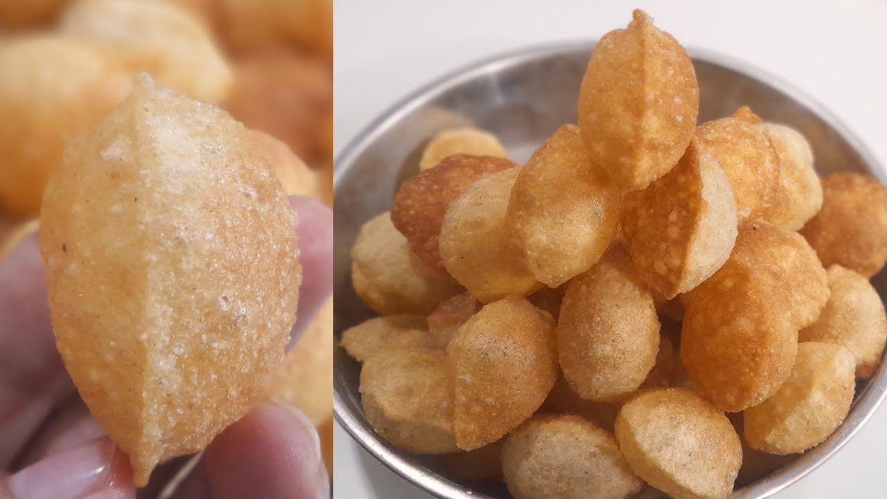 क्रिस्पी गोलगप्पा बनाने की विधि - golgappa recipe - pani puri