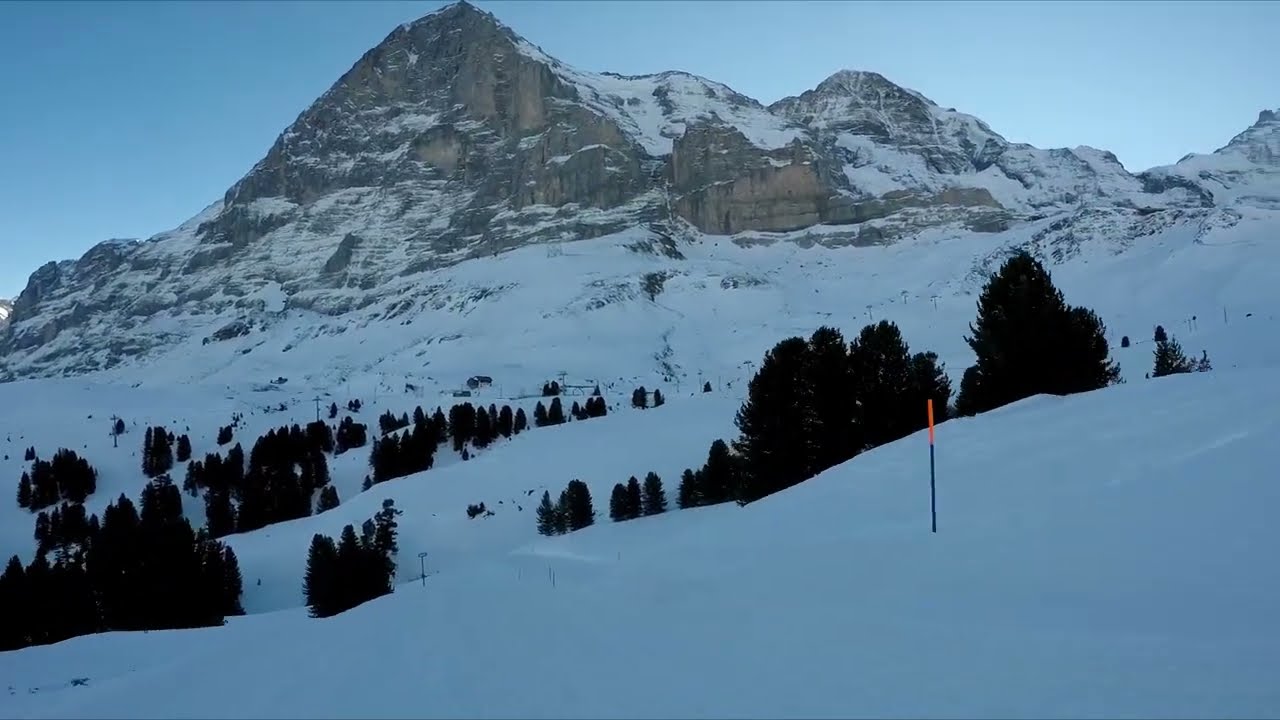 Skiing in Jungfrau Ski Region Kleine Scheidegg - Grindelwald Piste 22
