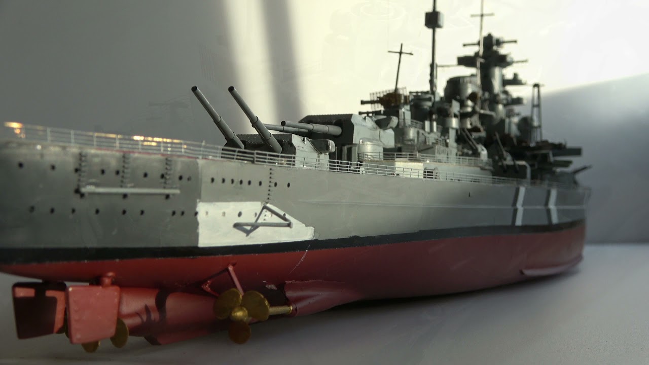 Bismarck model 1:350 - prezentacja