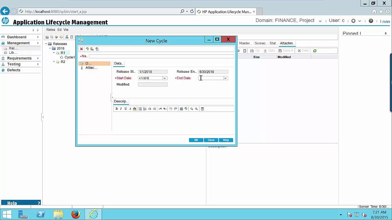 HP ALM - Management