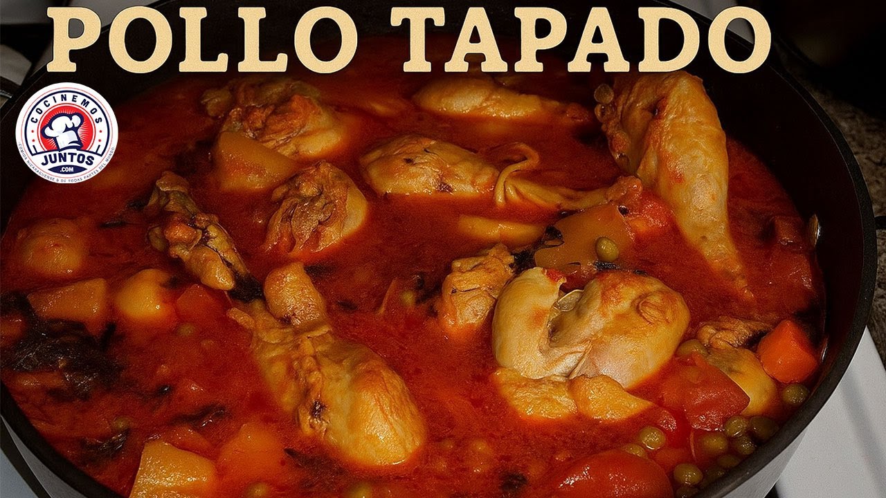 Pollo tapado con verduras/ Receta casera y deliciosa