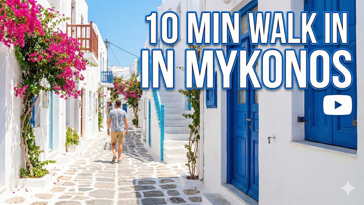 Mikonos downtown walk Greek Real Estate