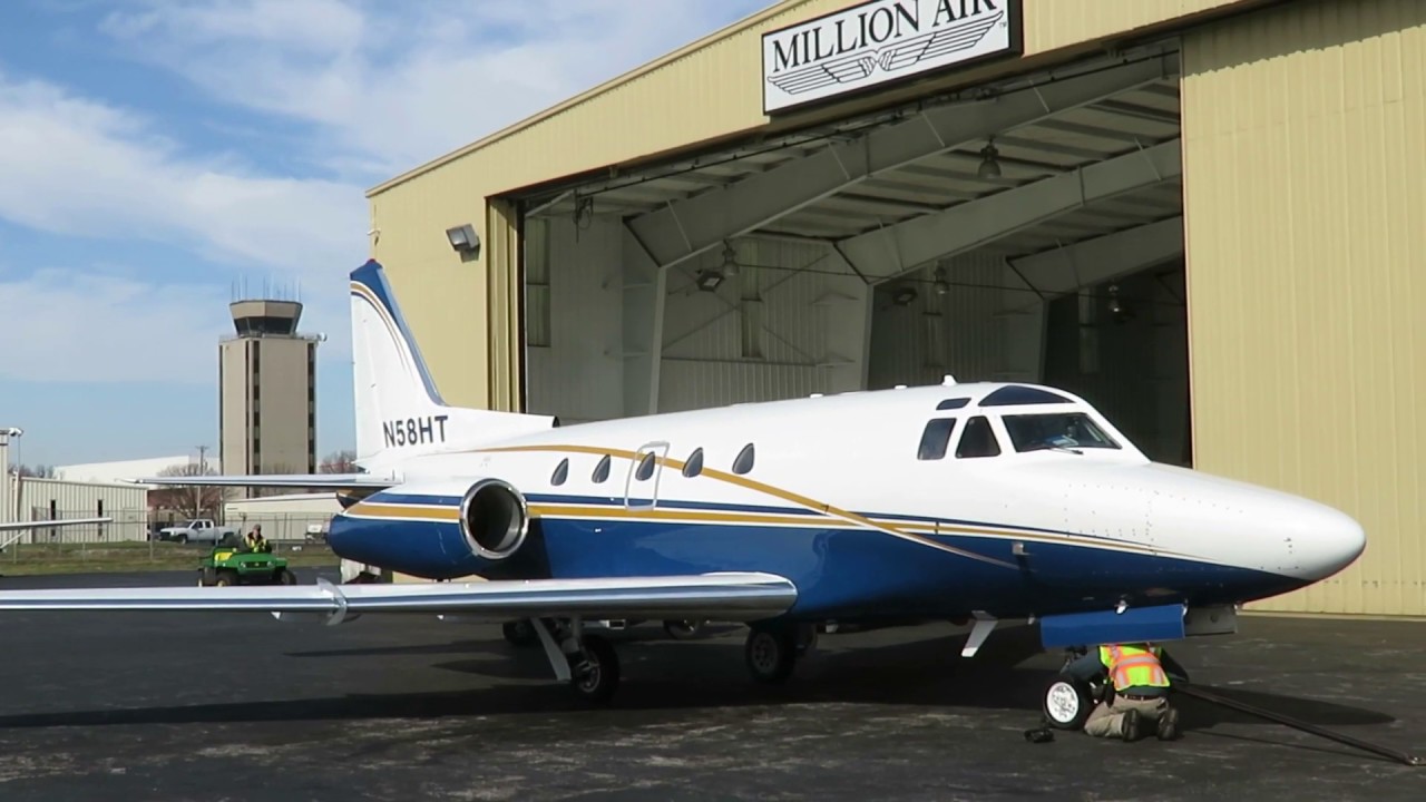American Air Charter NA-265-65 Sabreliner 65 - Flight from and to Spirit of St. Louis (SUS), USA