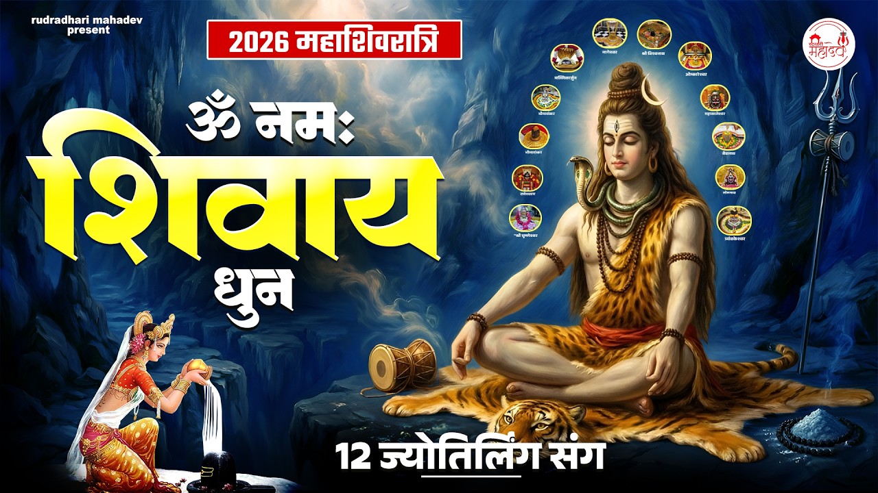 महाशिवरात्रि स्पेशल | 12 Jyotirling Om Namah Shivay Dhun | ॐ नमः शिवाय धुन | Shiv Dhun | Shiv Song