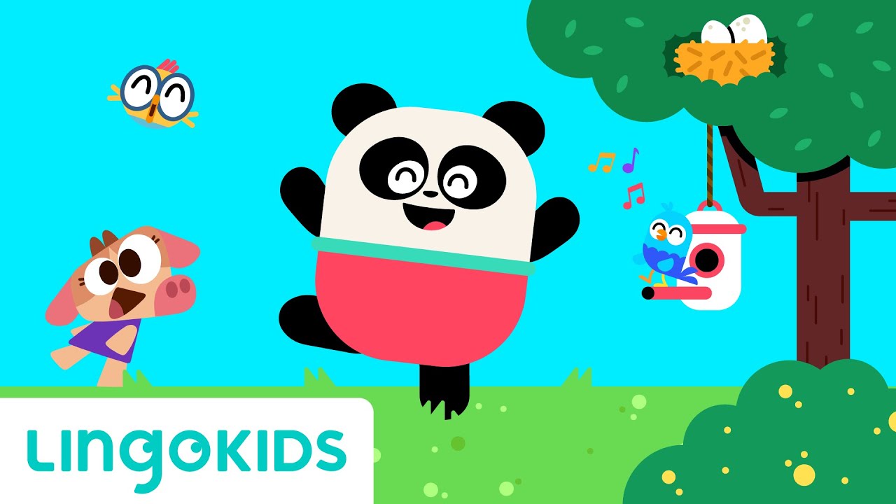 Green Grass Grew all Around 🌿🎶 Nursery Rhymes | Lingokids