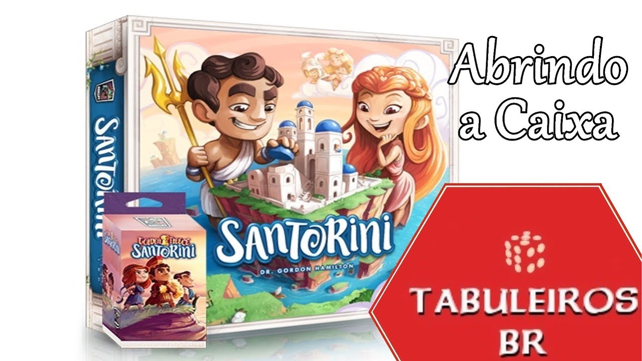 Santorini | Unboxing da caixa base e da expansão Golden Fleece por Tabuleiros BR