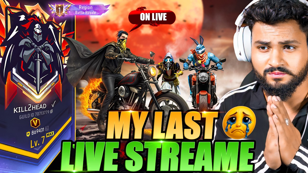 🔴THIS IS MY LAST LIVE STREAM🔥 FREE FIRE MAX #shorts #freefire #trending