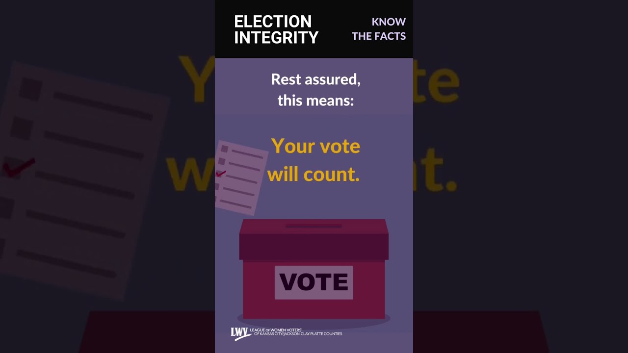Votes are monitored by bi-partisan oversight. Election integrity is EVERYTHING! #YourVoteCounts!