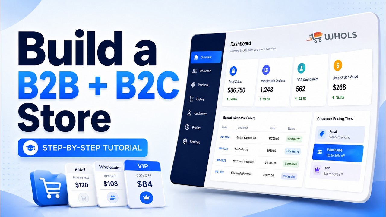 Whols WooCommerce Wholesale Plugin: Build a B2B+B2C Wholesale Store