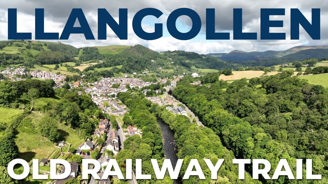Old Railway Trail parkrun, Llangollen #53 [4K Aerial]