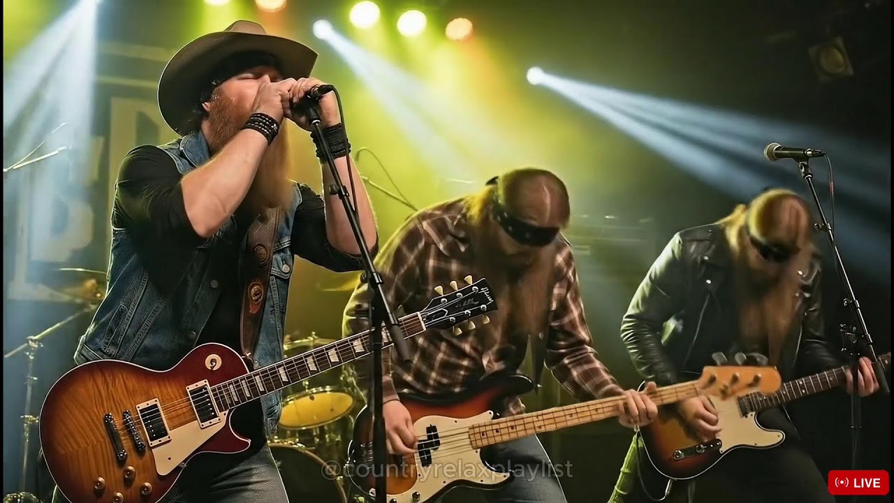 🔥Southern Rock Inferno 2025 | Texas Outlaw Power & Vintage | 🎸 Lynyrd Skynyrd & ZZ Top Vibes