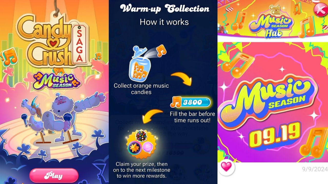 New Season How To Get Free Booster | New Event | Warm Up Collection | Candy Crush Saga | Candy Crush