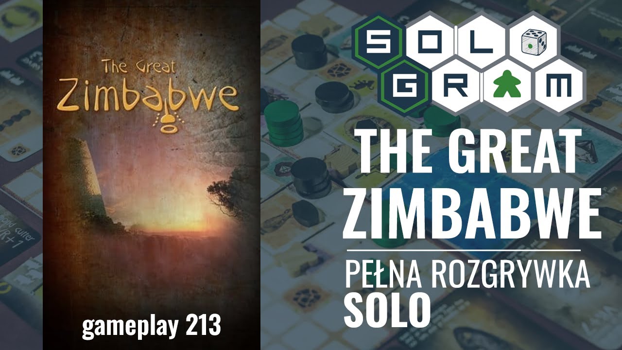 The Great Zimbabwe | pełna rozgrywka solo | zasady gry | Mautoma | gameplay 213