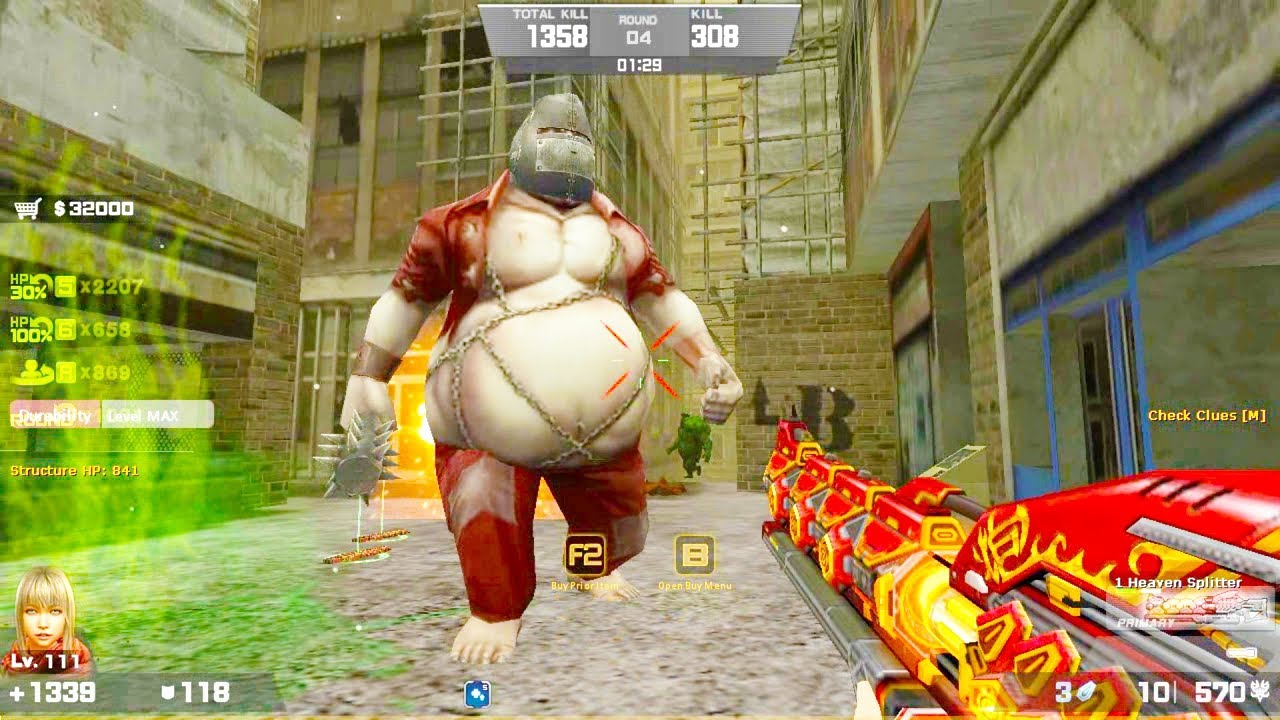 Counter-Strike Nexon: Zombies - Zombie Scenario Mode (Hard9) Online gameplay on Double Gate map