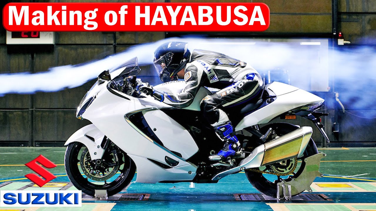 Suzuki Hayabusa 2022 года — разработка, дизайн, двигатель, испытания на прочность, изготовление H...