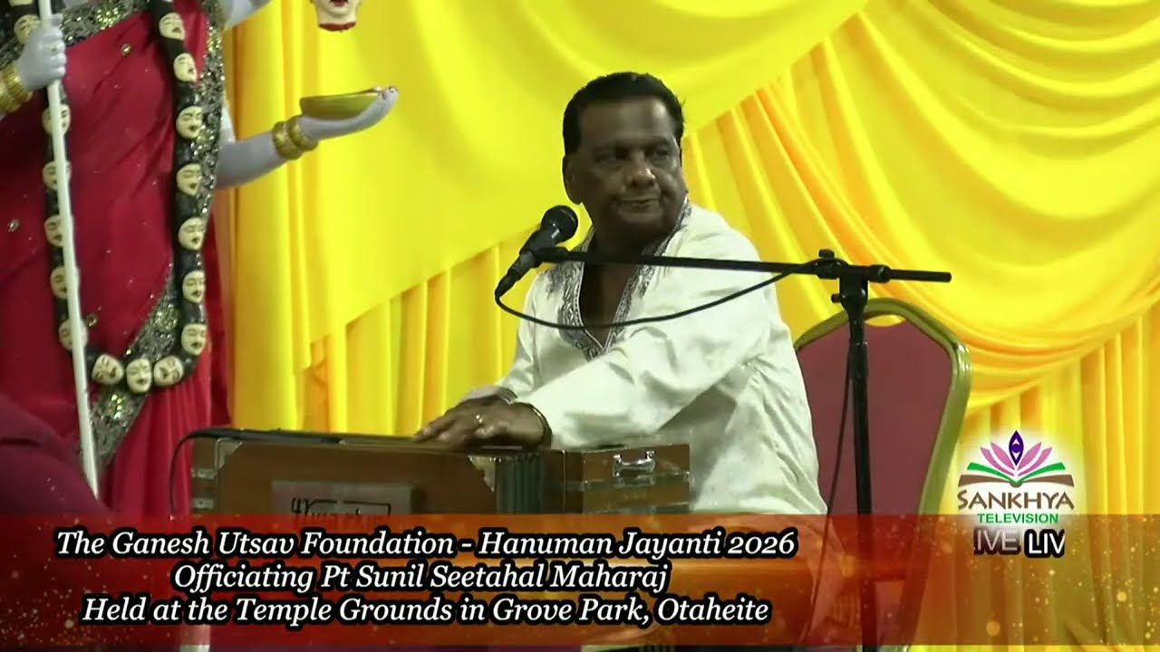 The Ganesh Utsav Foundation - Hanuman Jayanti Observance 2026 offi Pt Sunil Seetahal Maharaj