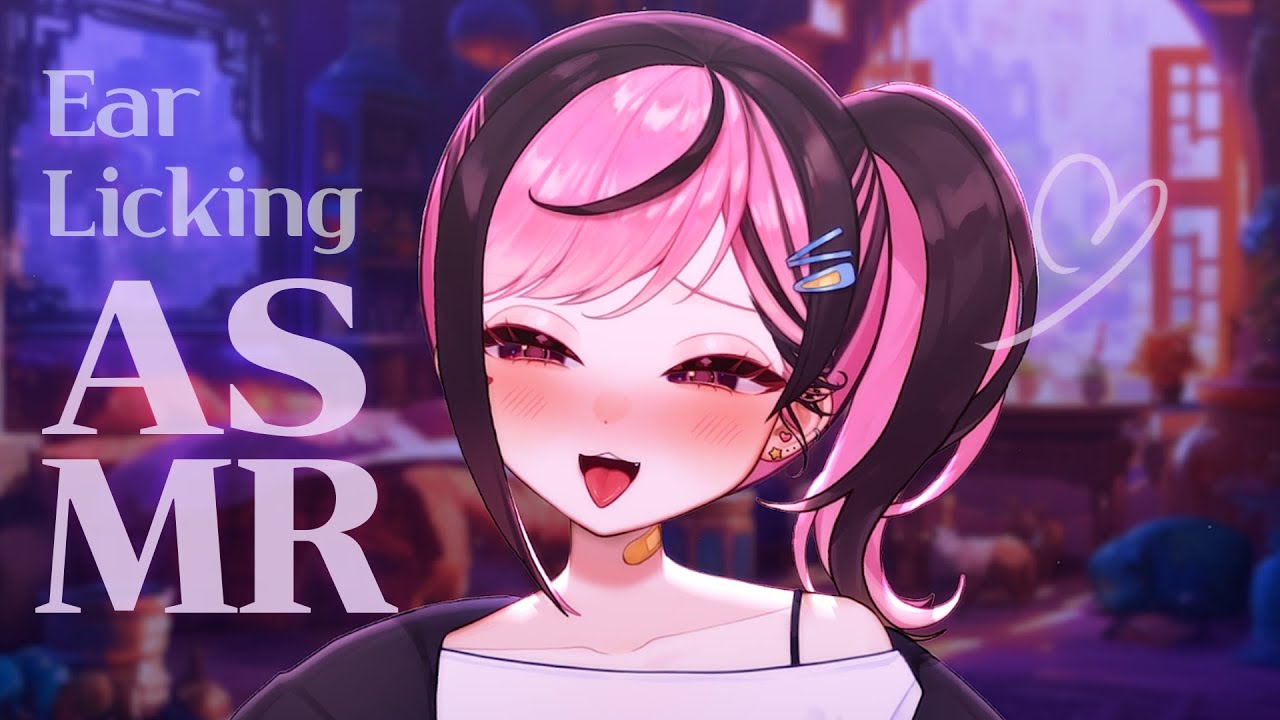 [黑3DIO/ASMR] 귀 츕츕 ear licking ASMR live ♥