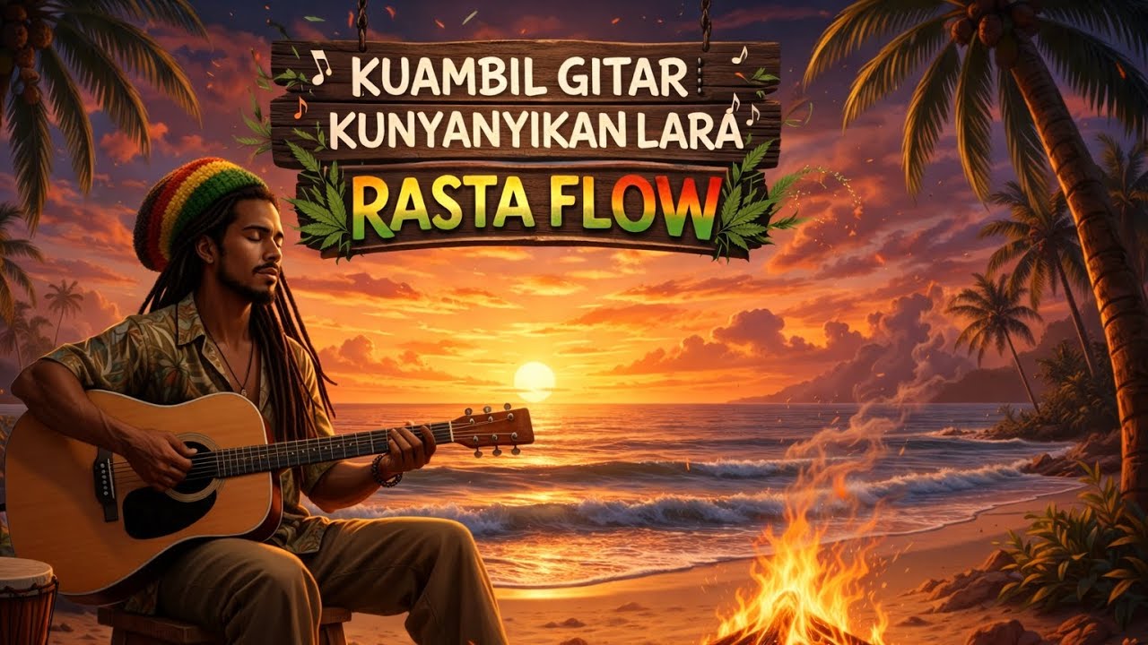 RASTA FLOW - Kuambil gitar kunyanyikan lara- #reggae #Reggaeindonesia. 