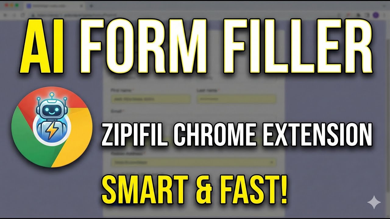 The Best AI Form Filler? (Chrome Extension) Zipifil