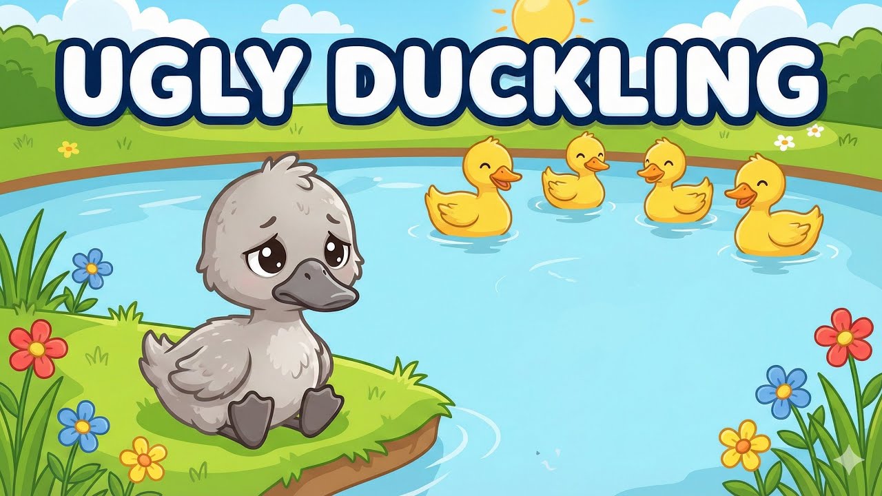 The Ugly Duckling 🐥🦢 Moral Story for Kids | Bedtime Stories 