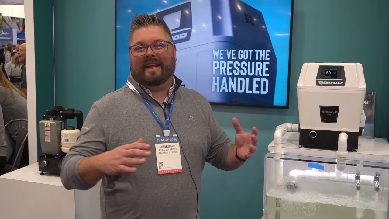 Franklin Electric / Little Giant Launch VersaBoost Pro at AHR 2026