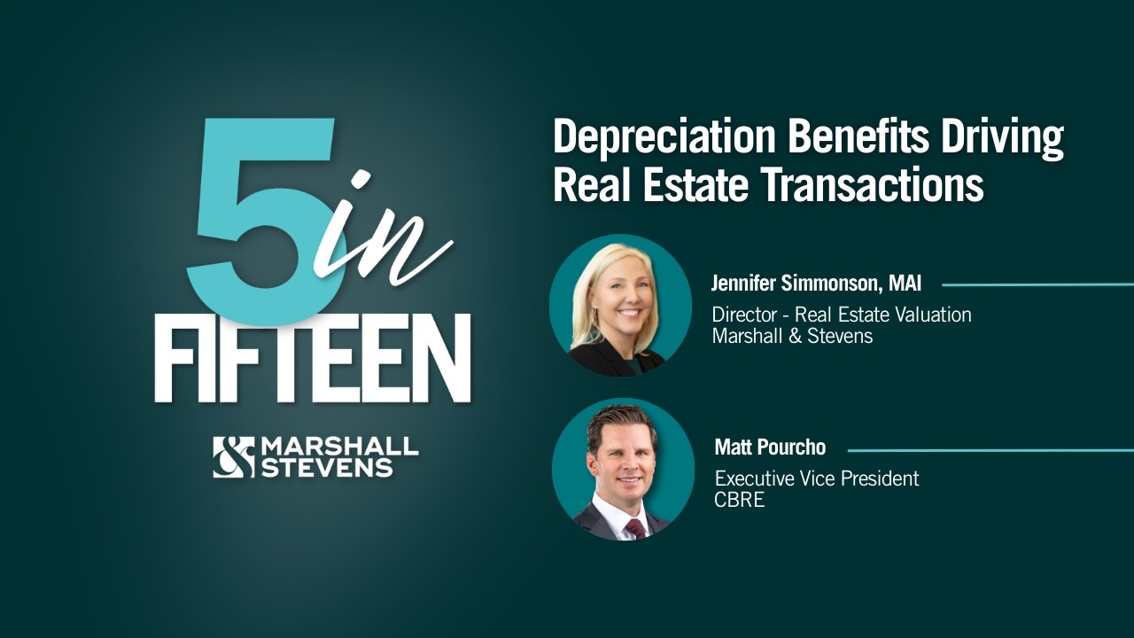 Depreciation Benefits Driving Real Estate Transactions
