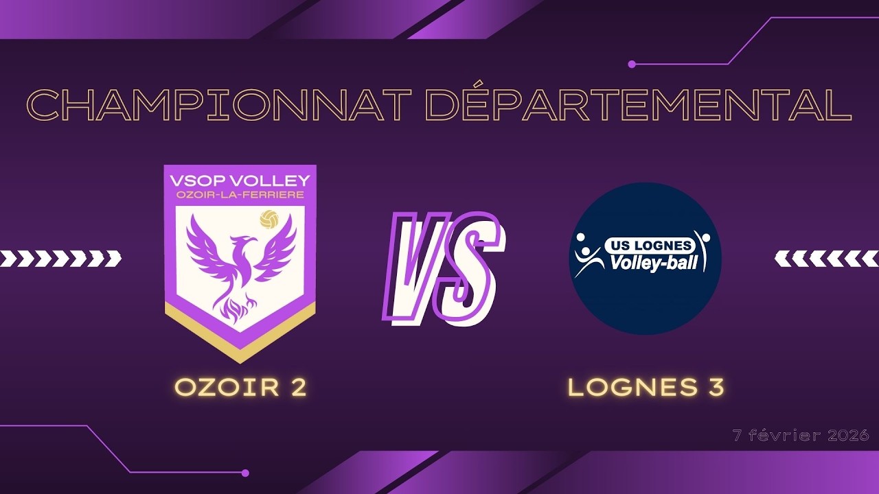[SF2] Ozoir 2 VS Lognes 3