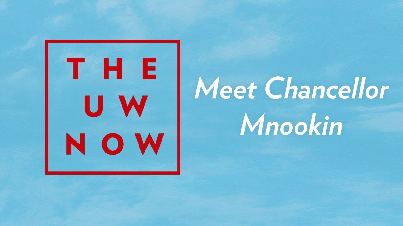 The UW Now Livestream: Meet Chancellor Mnookin