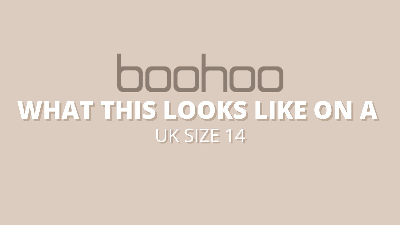WHAT THIS BOOHOO CO-ORD LOOKS LIKE ON A UK SIZE 14