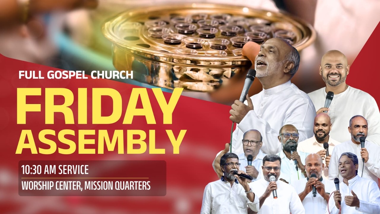 06/03/2026 | 10.30 AM | Sunday Live | Full Gospel Church | Worship Center Thrissur