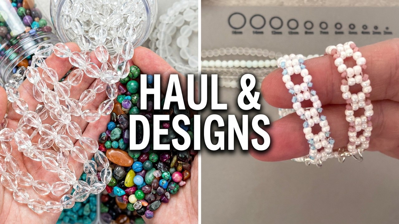 BEAD HAUL | Glass Beads for Jewellery Making | Beaded Bracelets I have made with seed beads