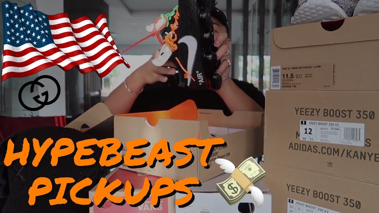 $10,000 Hypebeast Pickups tại Mỹ ( Yeezy, Offwhite, FOG, Gucci, Givenchy...)
