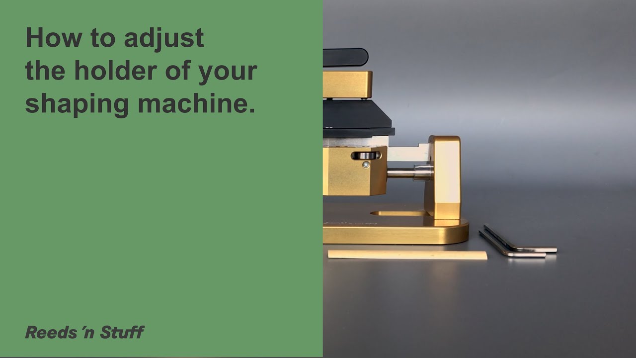 How to adjust the holder of your shaping machine