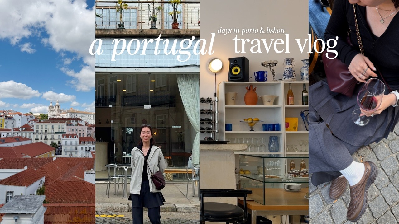 Portugal Travel Vlog | Best Things to Do in Lisbon & Porto, Food, Shopping & City Views